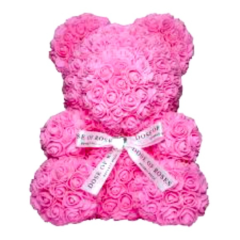 Dose of Roses Pink Handmade Teddy Bear